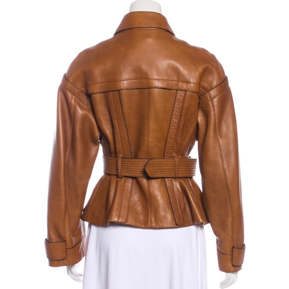 SOLD🎈BURBERRY PRORSUM LEATHER JACKET - Picture 2 of 8